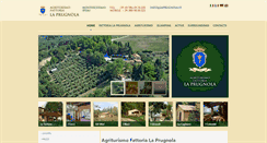 Desktop Screenshot of laprugnola.it